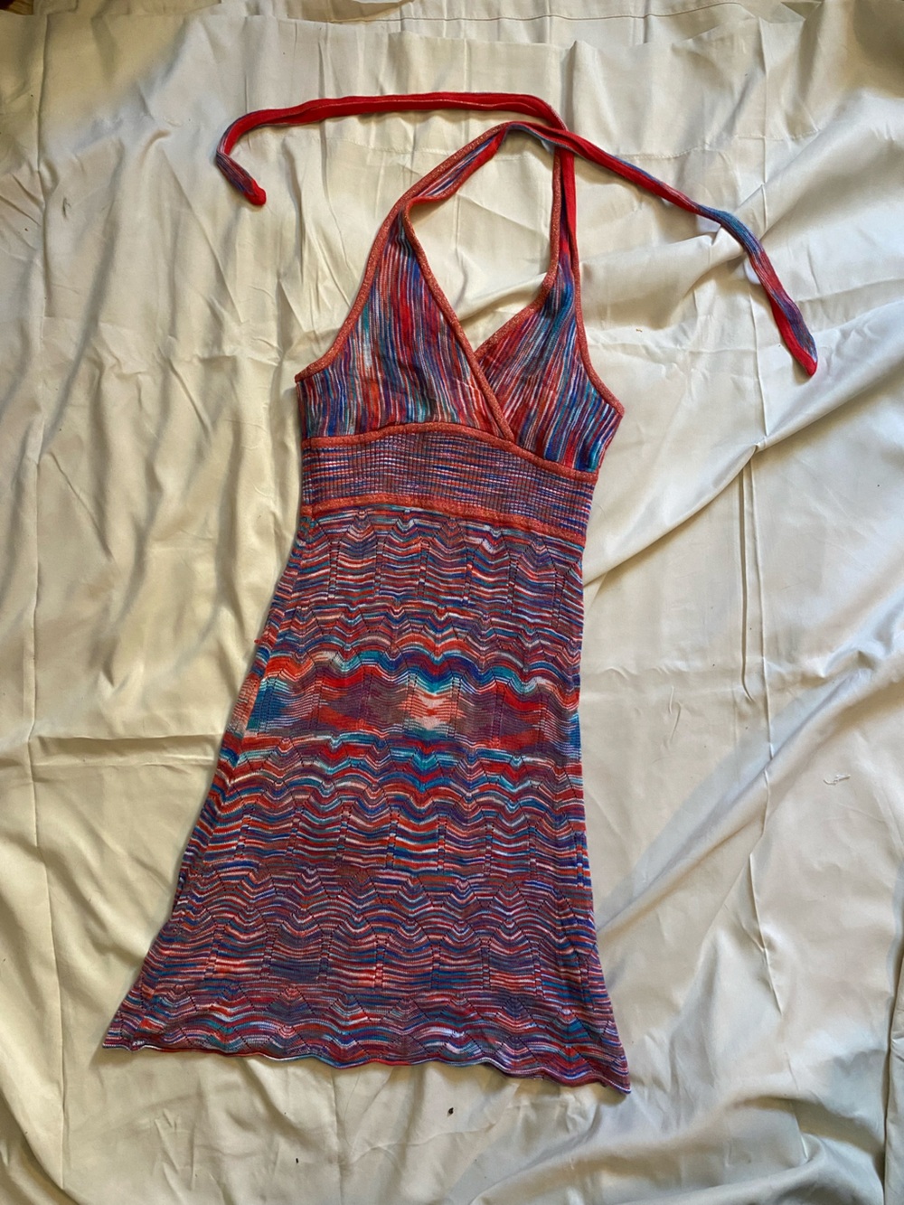 Guess halter top mini dress